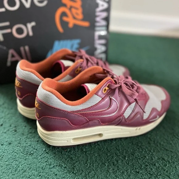 Nike Air Max 1 x Patta “Rush Maroon” – Size 11 - Picture 1 of 7